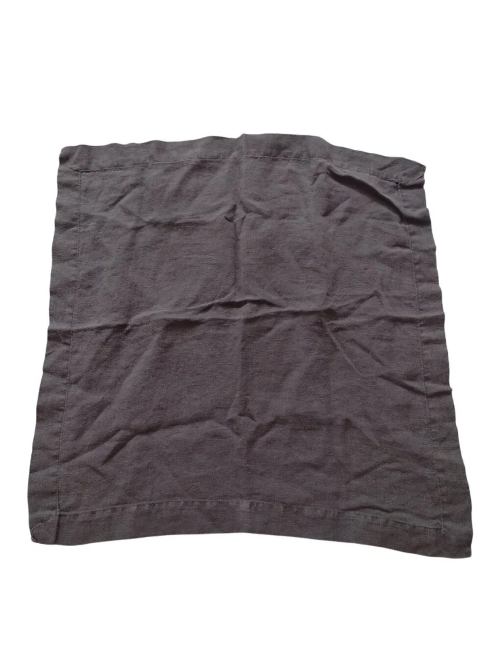 Crate and Barrel Linen Napkins Charcoal Gray Set of 4 20